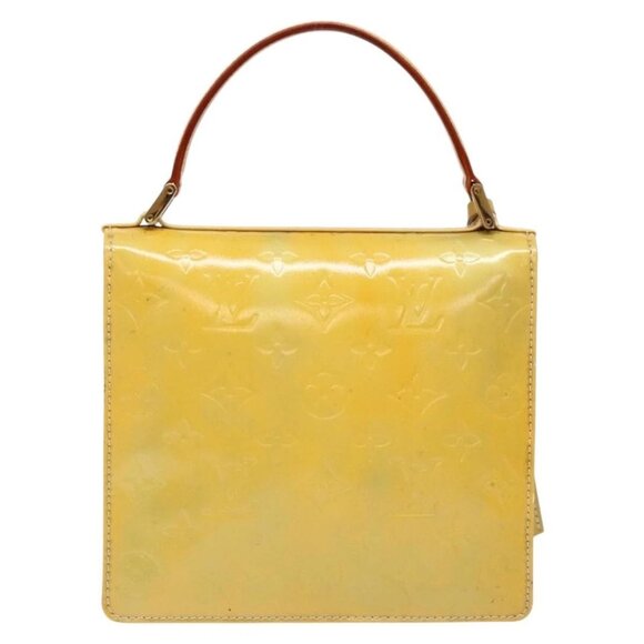 LOUIS VUITTON Monogram Vernis Spring Street Hand Bag Gris M91029 LV Auth gh743 - Picture 2 of 16